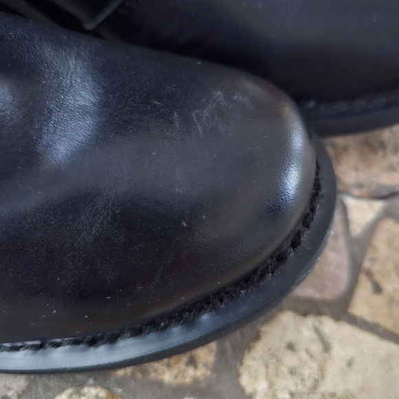 Harley Davidson Heights Black Leather Motorcycle Boots Women's, Metal, Size 8.5 - Picture 11 of 14